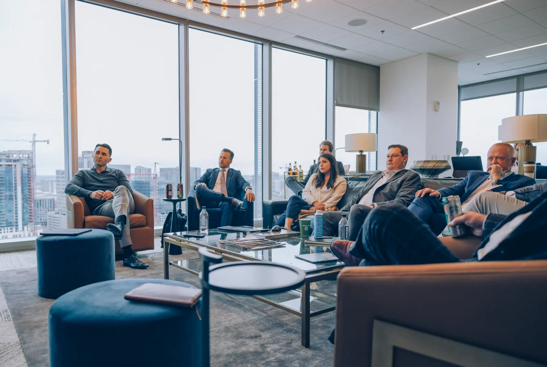 Modern corporate office building